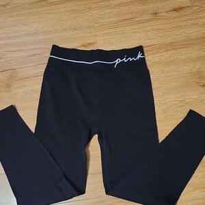 PINK Victoria's Secret Black Leggings
